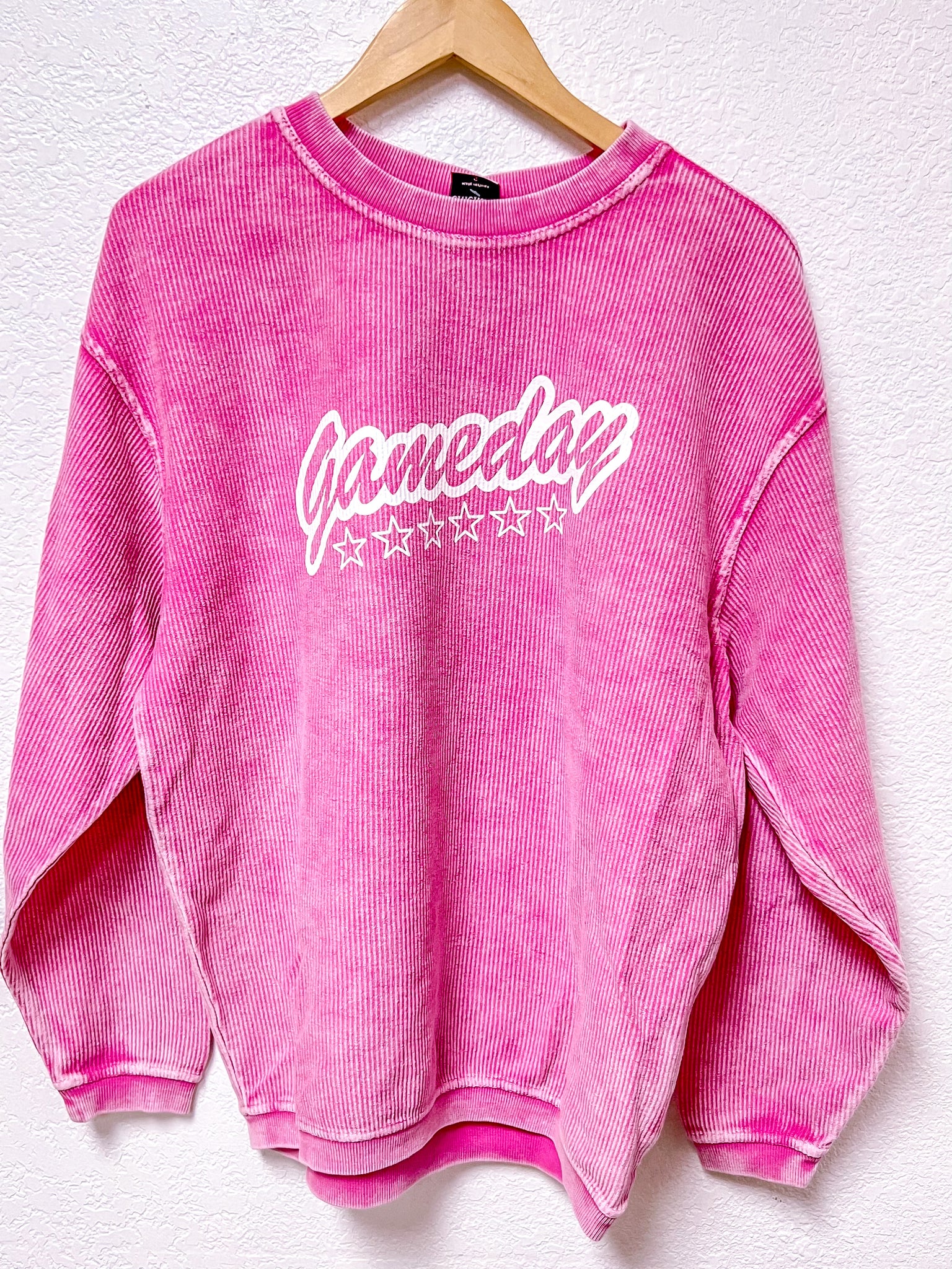 Pink Stars Gameday Pullover