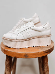 Tiger Sneakers- White Leather
