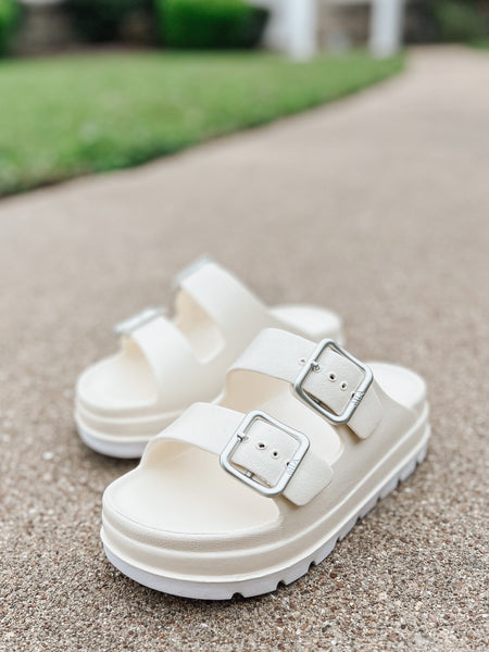 Bone Santi Platform Sandals