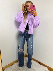 Sleek Lavender Jacket