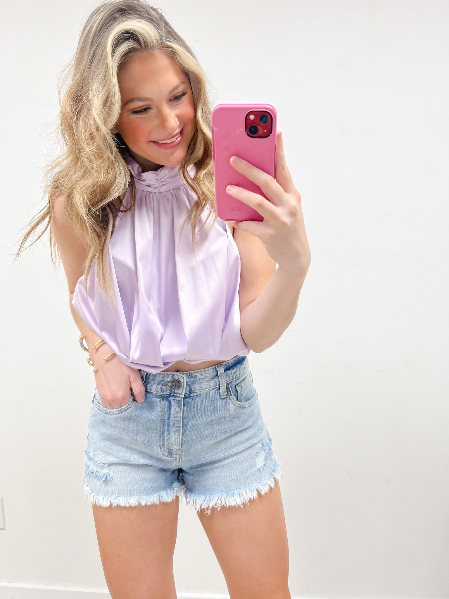 Night Out Top- Lavender