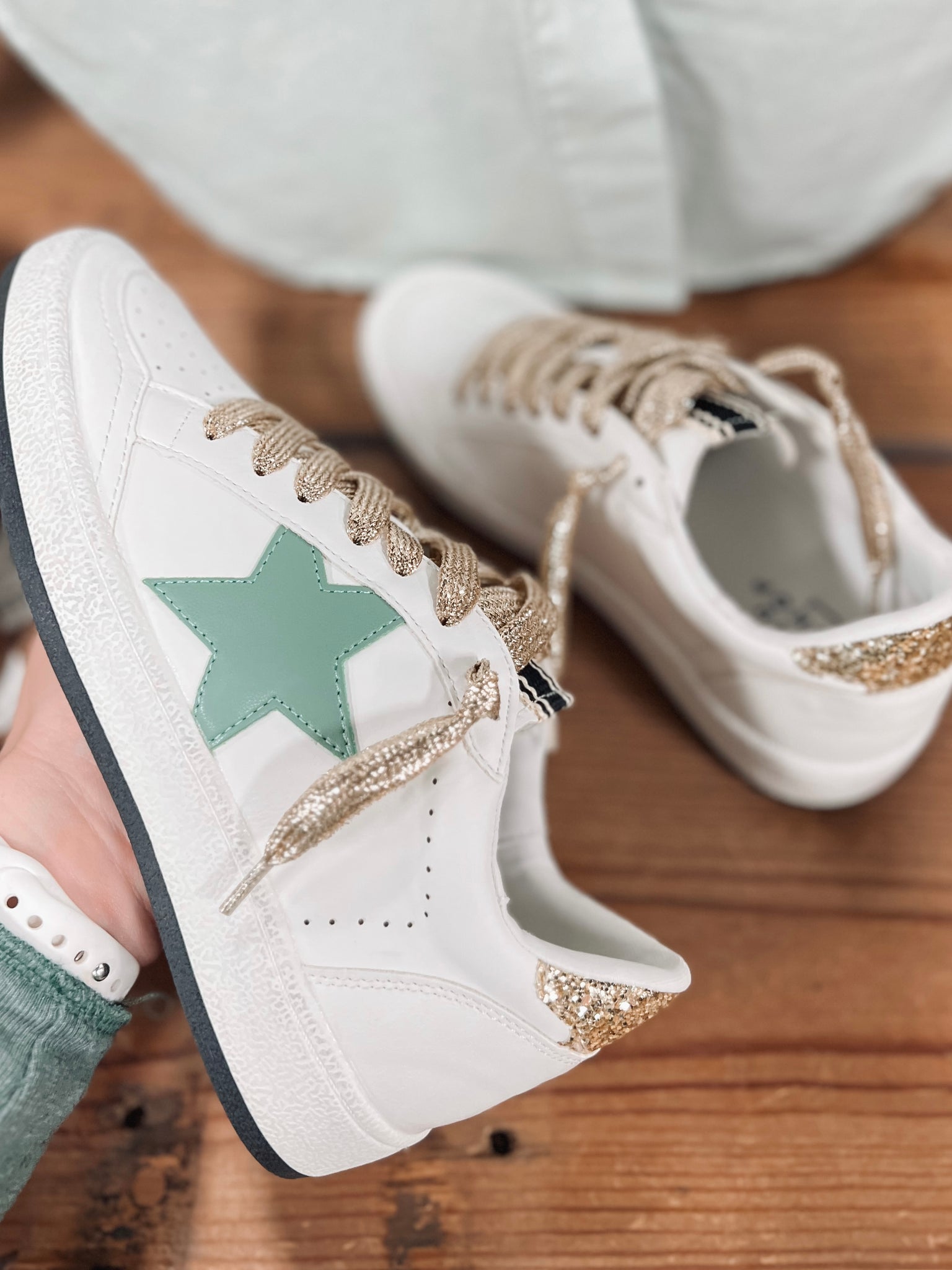 Paz Green Star Sneaker
