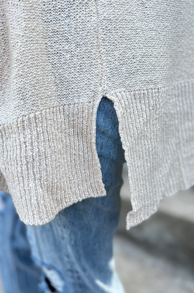 Cozy Basic Cardi- Natural