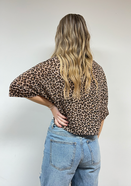 Marilyn Leopard Crop Top