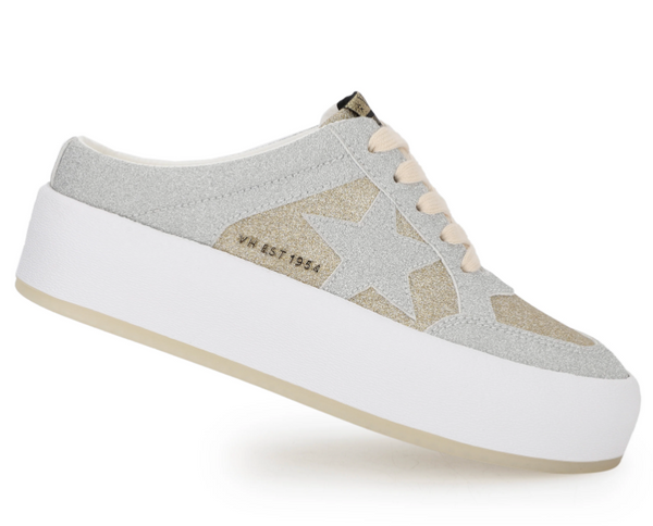 Val Silver/Gold Slip-On Sneakers