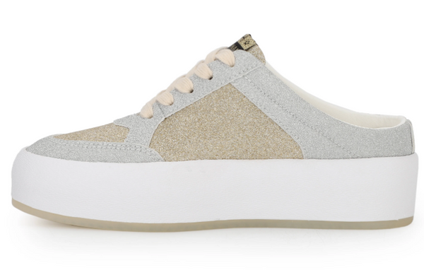 Val Silver/Gold Slip-On Sneakers