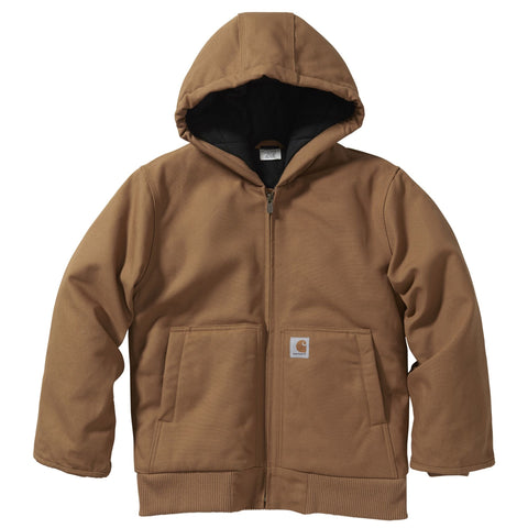 Carhartt Kids Flannel Quilt-Lined Active Jacket with Storm Cuffs for Kids