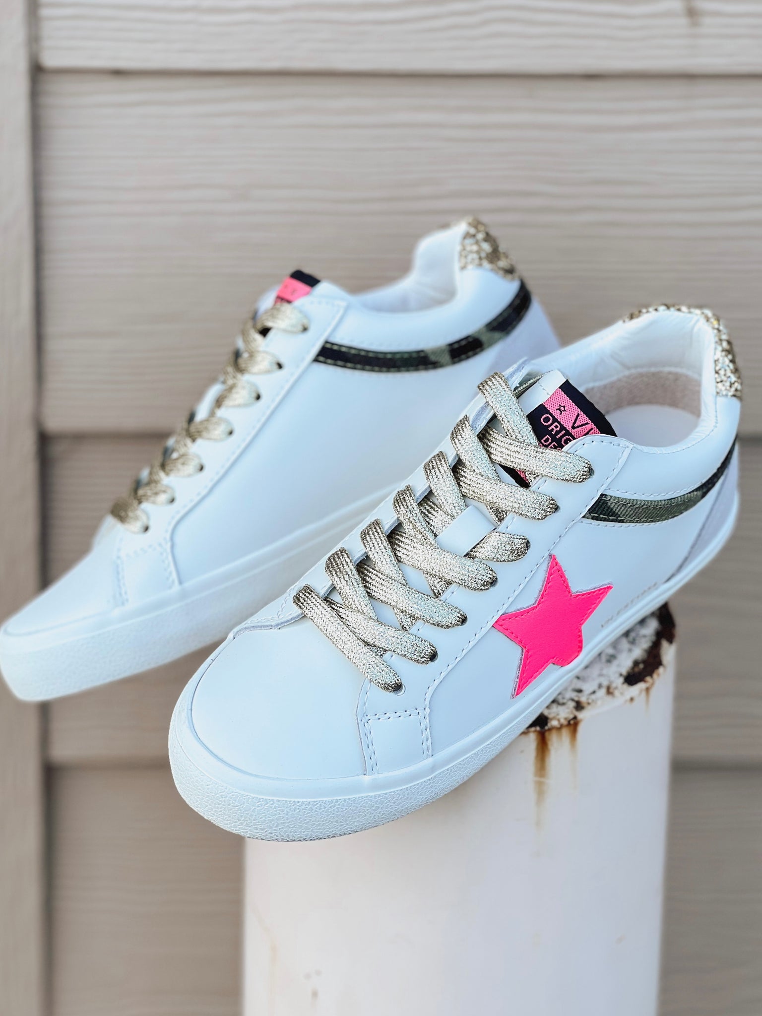 Pink Pop Bounce Mid Rise Sneaker